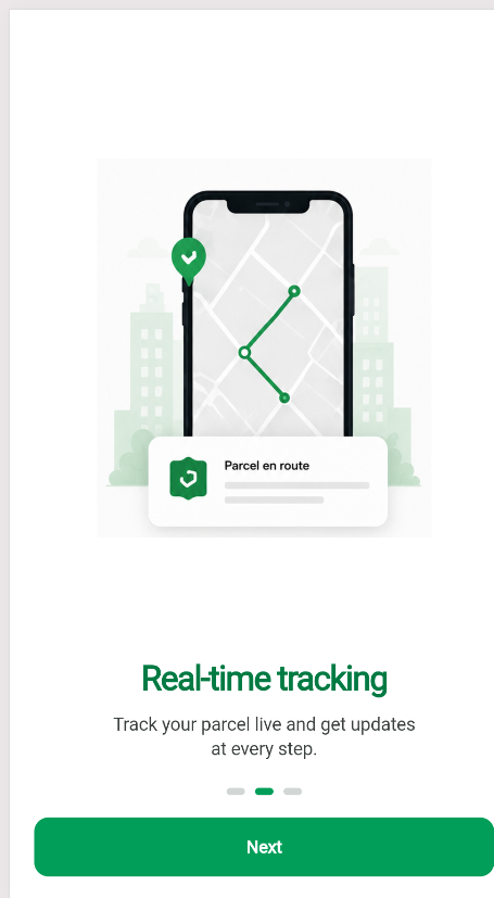 Real-time tracking onboarding